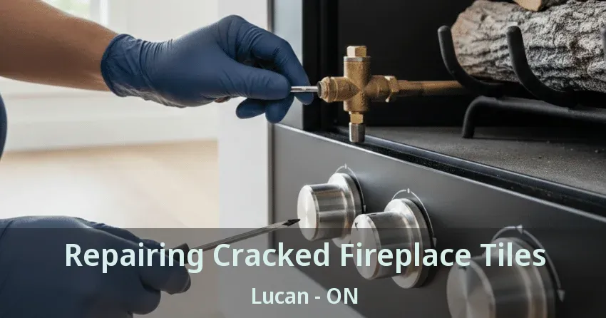 Repairing Cracked Fireplace Tiles Lucan - ON